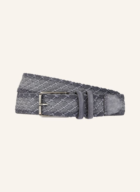 VENETA CINTURE Braided belt made of leather