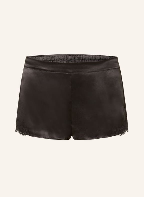 Aubade Schlafshorts TOI MON AMOUR aus Seide SCHWARZ