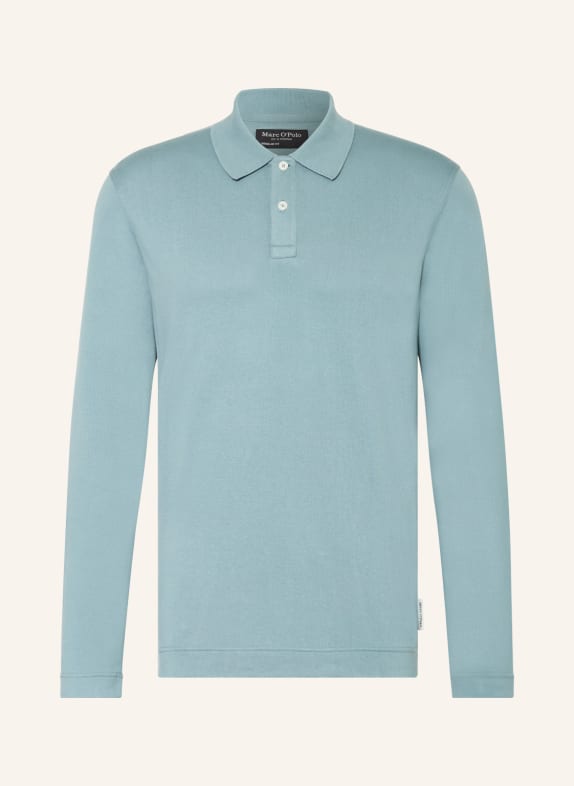 Marc O'Polo Knitted polo shirt regular fit TURQUOISE