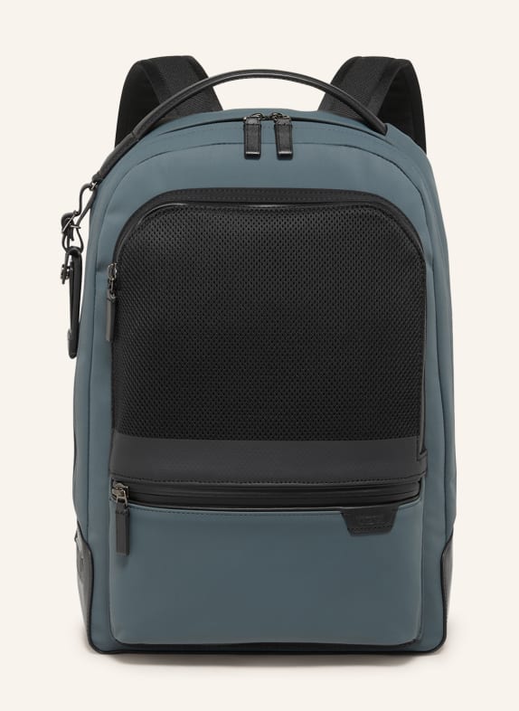 TUMI HARRISON backpack BRADNER with laptop compartment TEAL/ GRAY