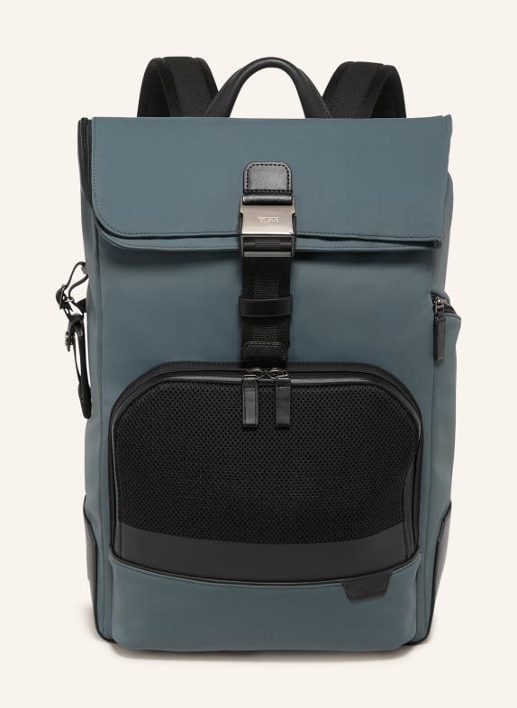 TUMI HARRISON Rucksack OSBORN mit Laptop-Fach GRÜN/ GRAU