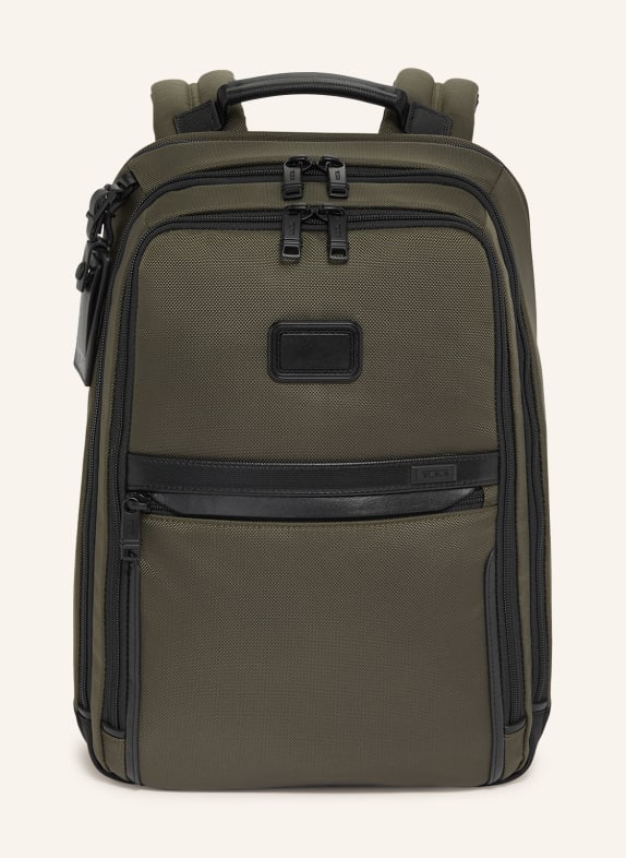 TUMI ALPHA BRAVO backpack SLIM with laptop compartment OLIVE