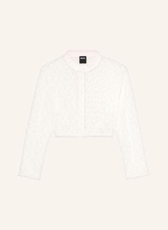 BOSS Dirndlbluse EVELYN aus Spitze ECRU