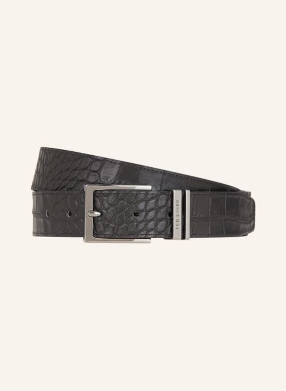 TED BAKER Leather belt FABIAR BLACK