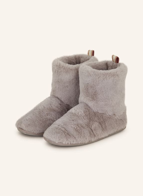 TED BAKER Boots HAMONY with faux fur LIGHT GRAY