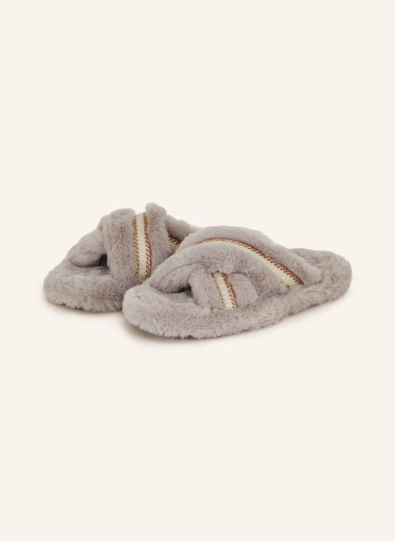 TED BAKER Slides TOPPLY with faux fur