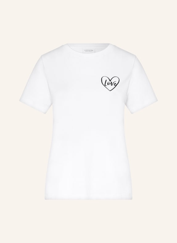 comma casual identity T-shirt WHITE