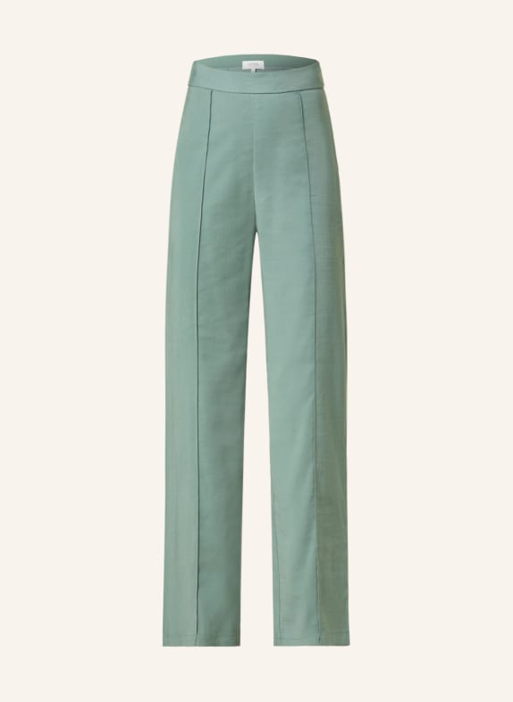 comma casual identity Trousers GREEN