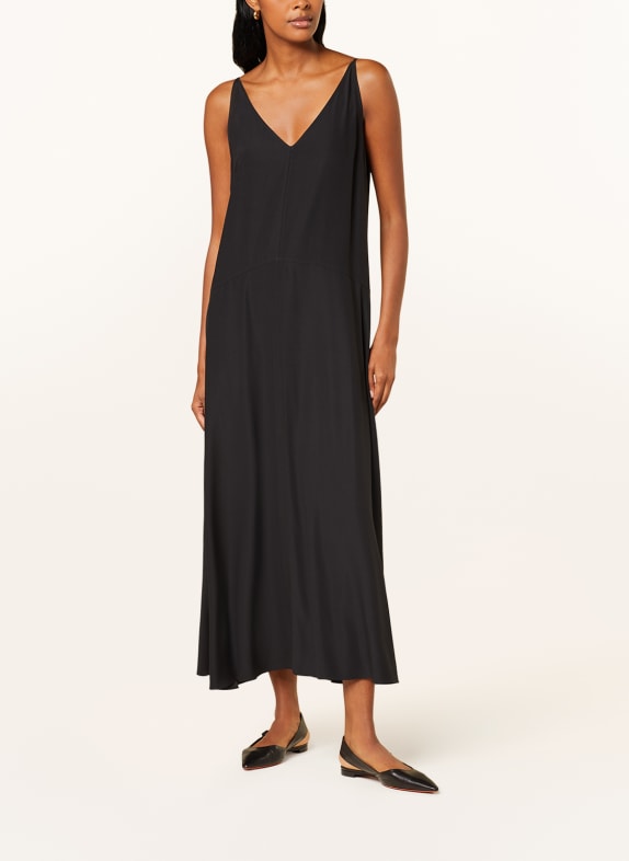 (THE MERCER) N.Y. Silk dress BLACK
