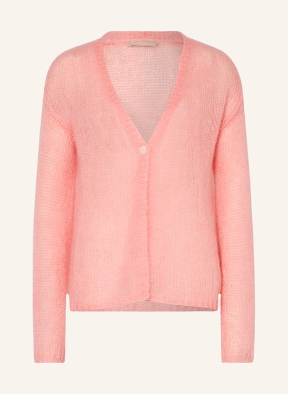 (THE MERCER) N.Y. Cardigan with mohair PINK
