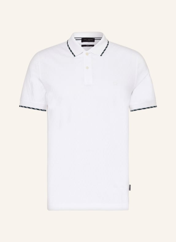 TED BAKER Jersey-Poloshirt COLSON Slim Fit WEISS
