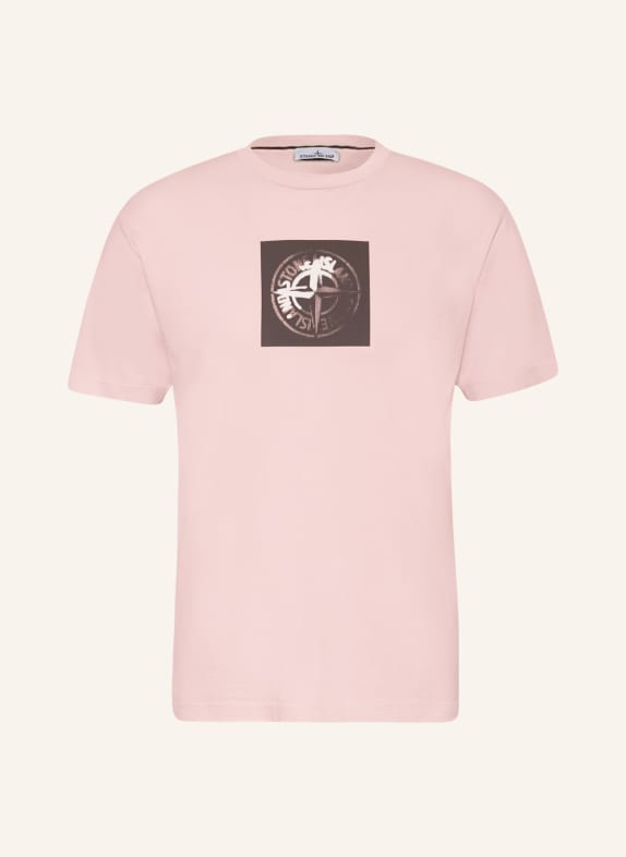 STONE ISLAND T-shirt RÓŻOWY