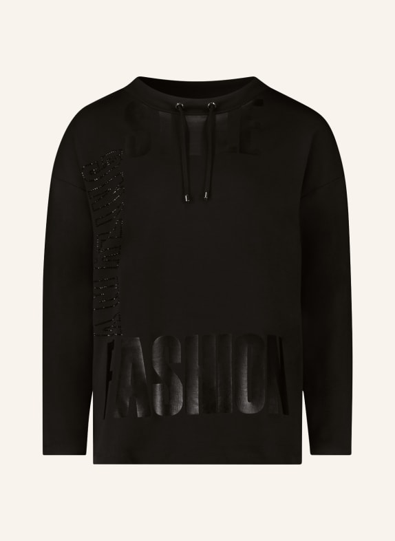 CARTOON Sweatshirt mit Schmucksteinen SCHWARZ