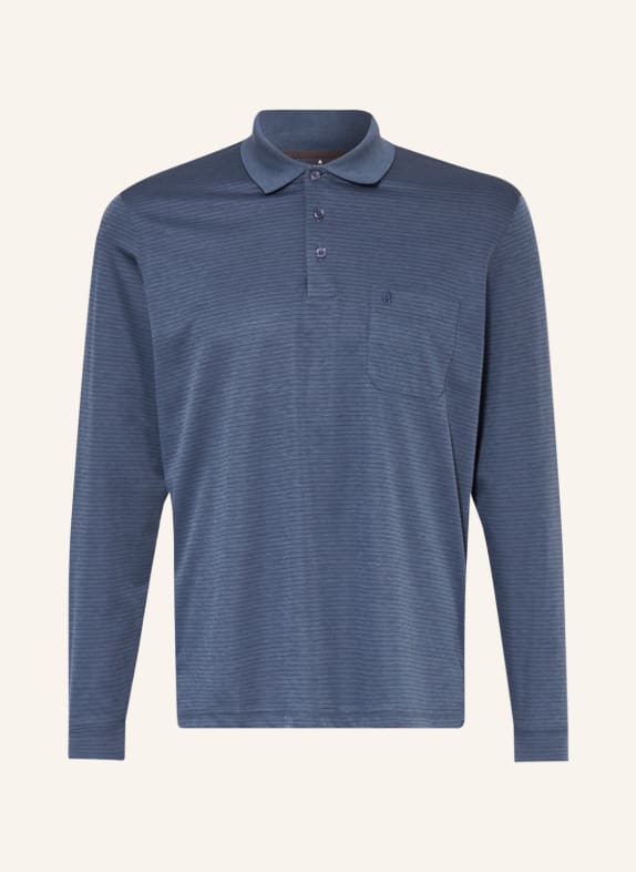 RAGMAN Jersey-Poloshirt Regular Fit BLAU