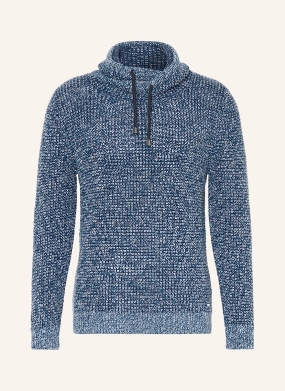 RAGMAN Knit hoodie BLUE