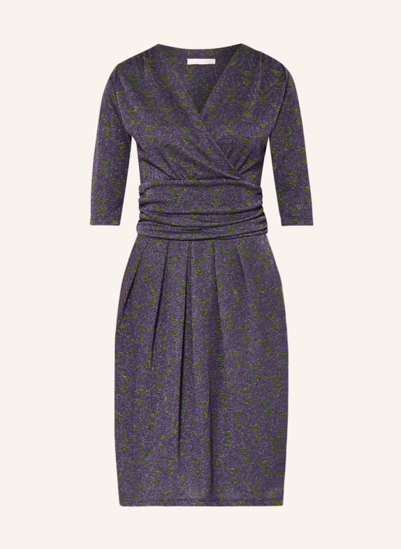 marivie Jerseykleid I NEED MORE MONEY! LILA/ OLIV