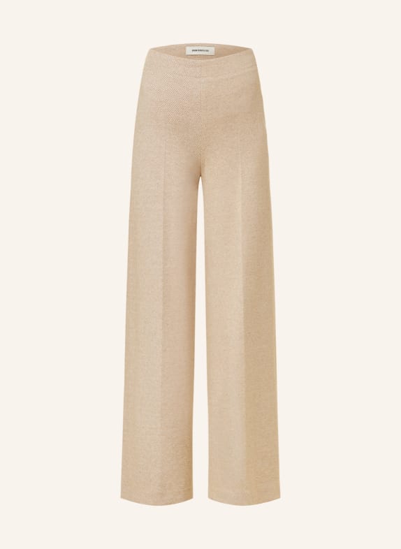DRYKORN Wide leg trousers BEFORE CAMEL/ CREAM