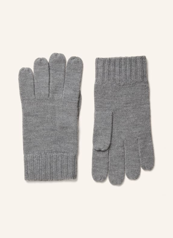 POLO RALPH LAUREN Handschuhe aus Merinowolle GRAU