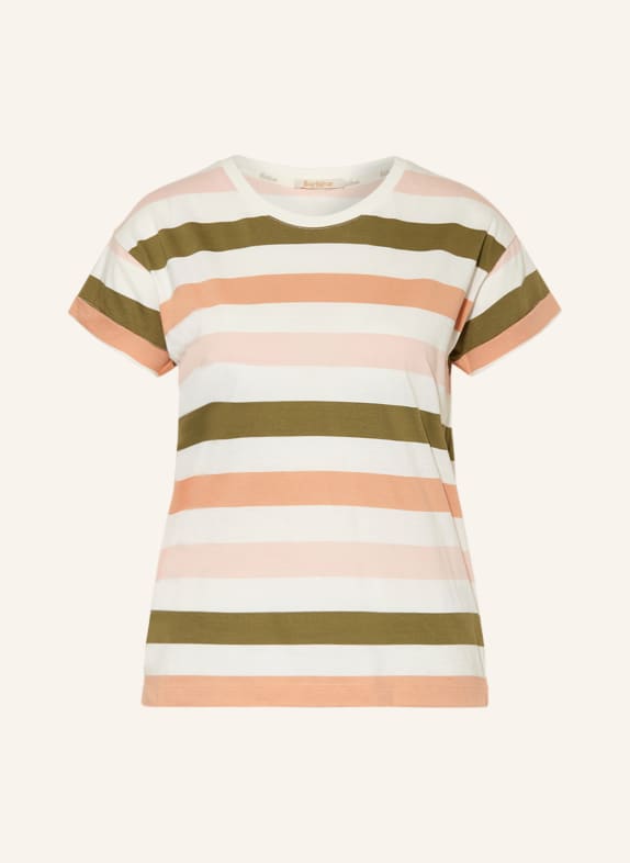 Barbour T-Shirt LYNDALE WEISS/ OLIV/ ROSÉ