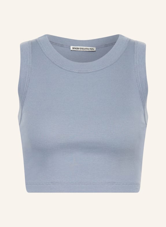 DRYKORN Cropped top NADEEN BLUE GRAY