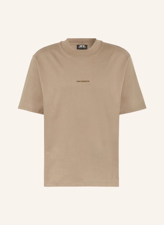 new balance Oversized-Shirt ATHLETICS LINEAR BEIGE