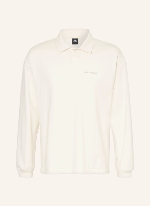 new balance Jersey-Poloshirt ATHLETICS LINEAR Relaxed Fit CREME