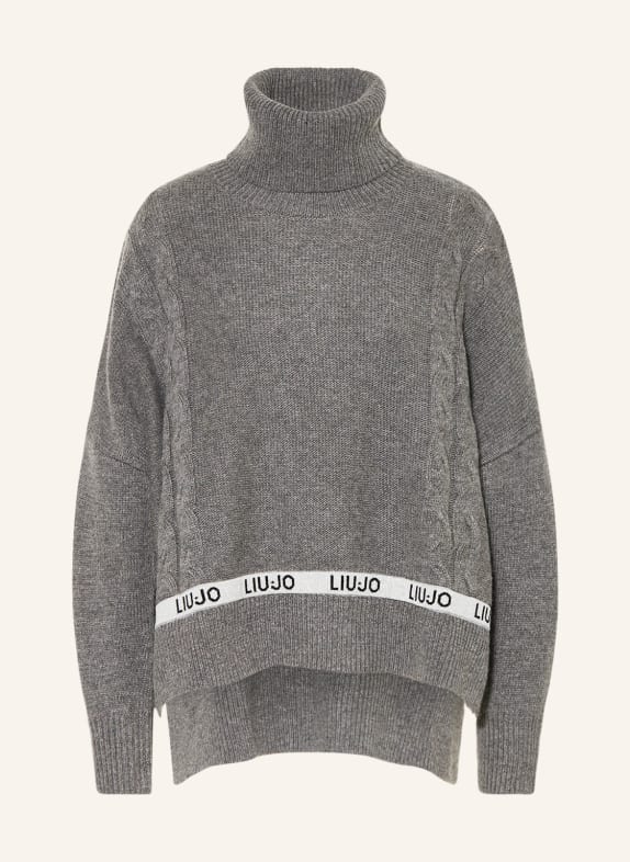 LIU JO Rollkragenpullover GRAU