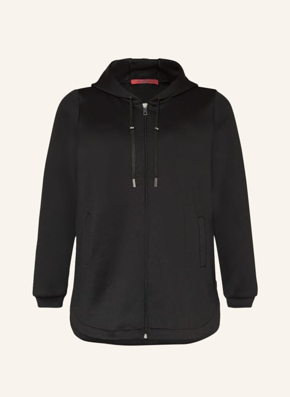 MARINA RINALDI SPORT Sweatjacke OCCHIO mit Glitzergarn SCHWARZ