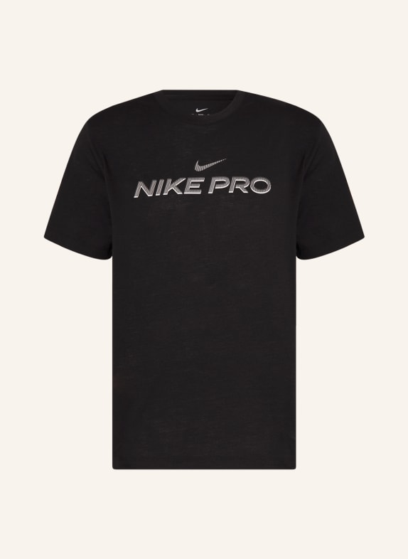 Nike T-Shirt PRO DRI-FIT SCHWARZ/ GRAU/ WEISS