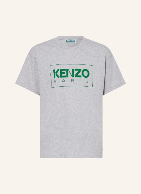 KENZO T-shirt SZARY/ ZIELONY