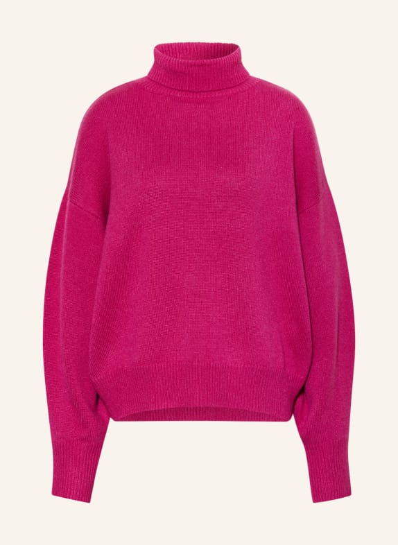 ISABEL MARANT Turtleneck sweater ASPEN made of cashmere PINK