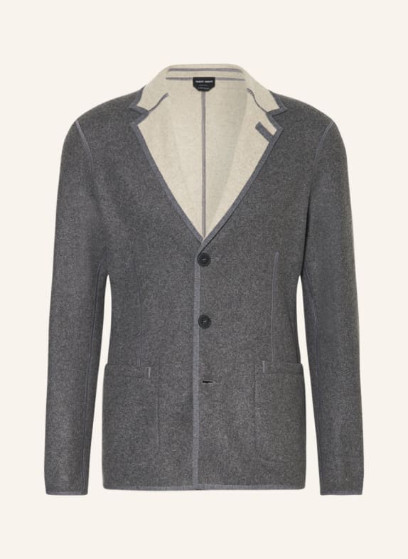 GIORGIO ARMANI Cashmere tailored jacket extra slim fit GRAY