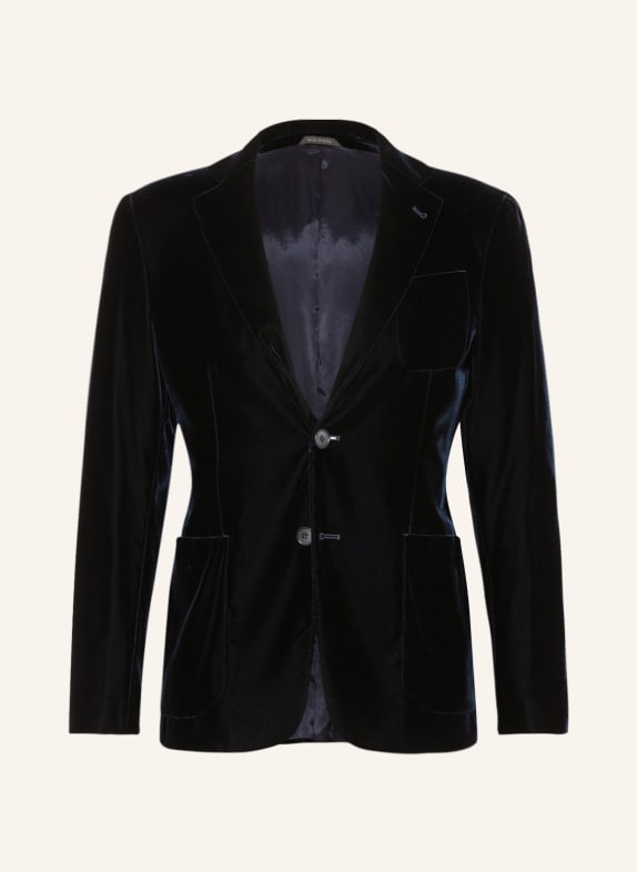 GIORGIO ARMANI Velvet jacket extra slim fit DARK BLUE