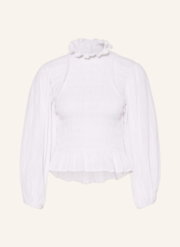 MARANT ÉTOILE Shirt blouse IDRIS with ruffles WHITE