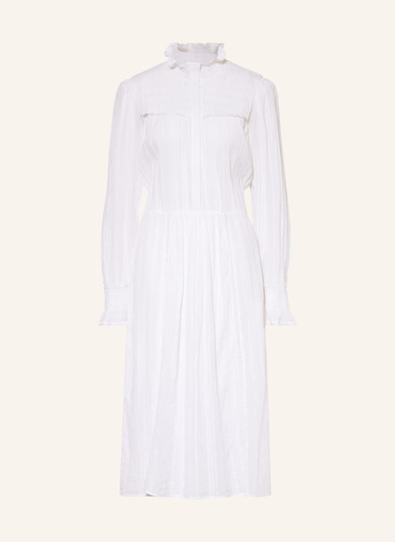 MARANT ÉTOILE Dress IMANY with ruffles WHITE