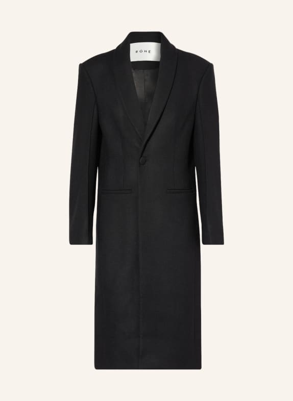 RÓHE Wool coat BLACK