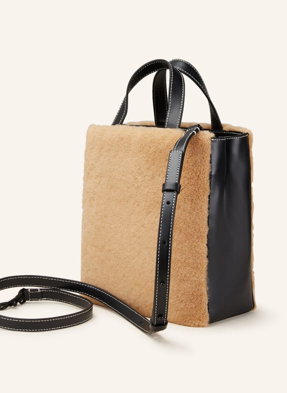 LIEBESKIND Handtasche PAPERBAG S mit Echtfell
