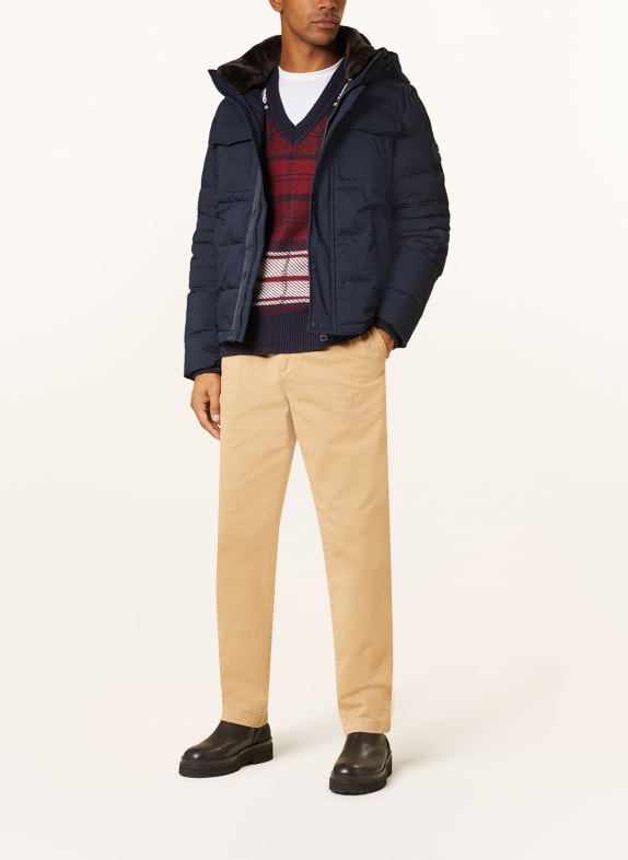 TOMMY HILFIGER Quilted jacket ROCKIE with detachable faux fur
