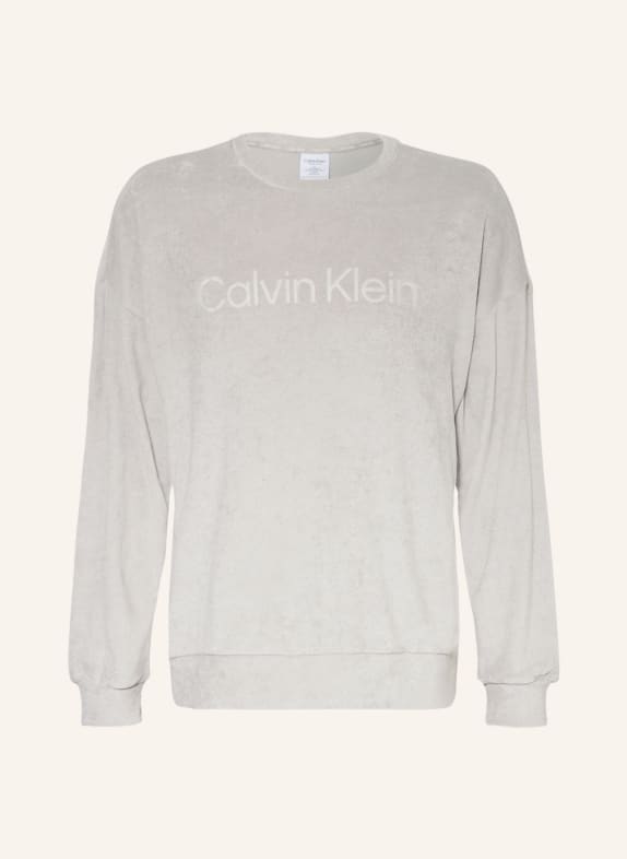 Calvin Klein Lounge-Shirt aus Frottee HELLGRAU