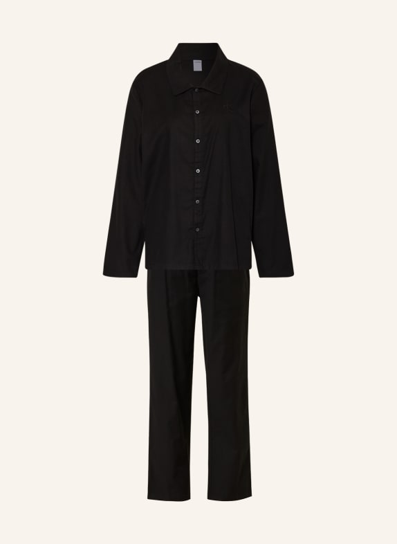 Calvin Klein Flannel pajamas BLACK