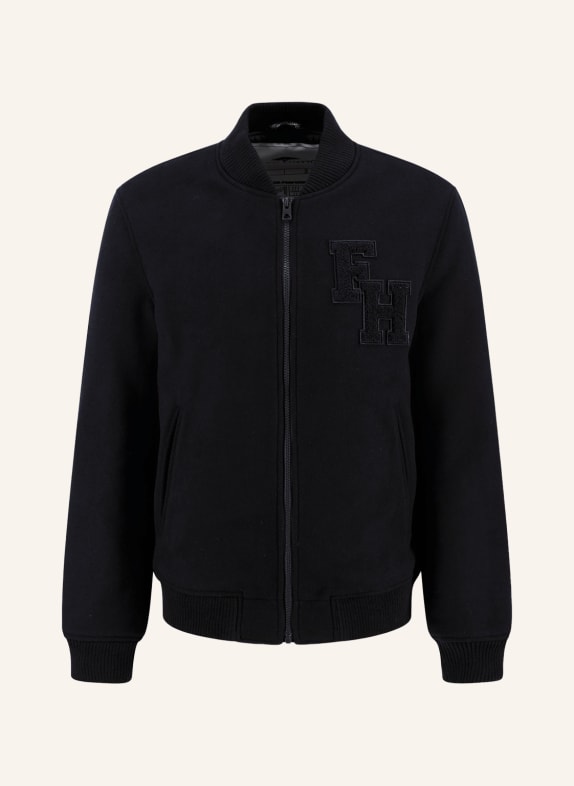 FYNCH-HATTON Strickblouson DUNKELBLAU