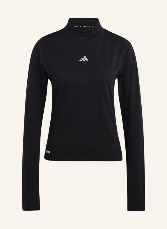 adidas Laufshirt ULTIMATE RUNNING CONQUER THE ELEMENTS aus Merinowolle SCHWARZ