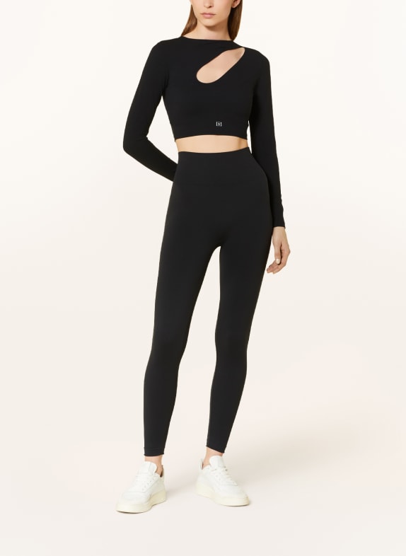 Wolford Cropped-Longsleeve mit Cut-out