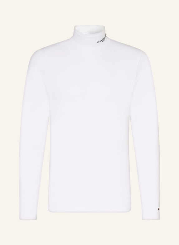 TOMMY HILFIGER Rollkragenshirt WEISS