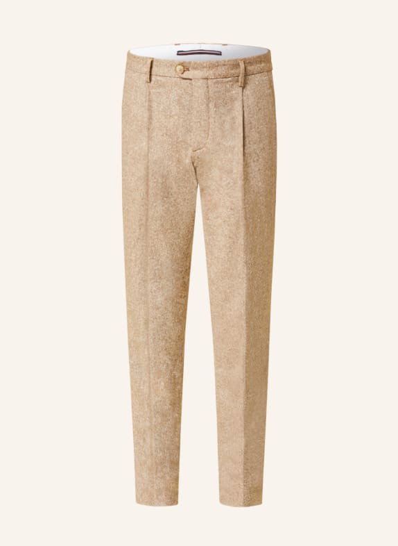 TOMMY HILFIGER Trousers HAMPTON slim tapered fit BROWN