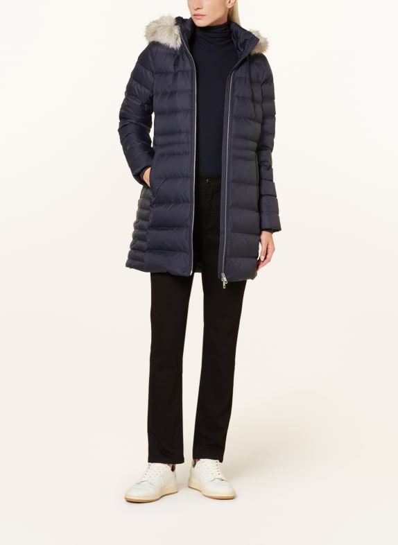TOMMY HILFIGER Down coat TYRA with faux fur and detachable hood
