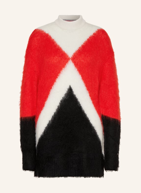 TOMMY HILFIGER Sweater RED/ BLACK/ WHITE