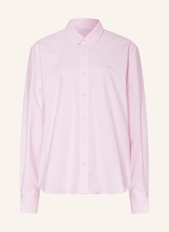 AMI PARIS Oversized shirt blouse LIGHT PINK