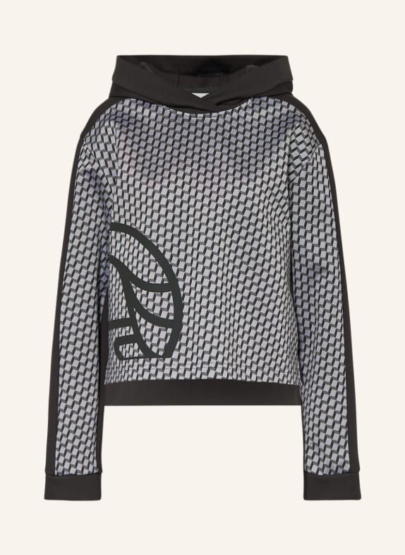 ULLI EHRLICH SPORTALM Jersey-Hoodie SCHWARZ/ HELLGRAU/ GRAU
