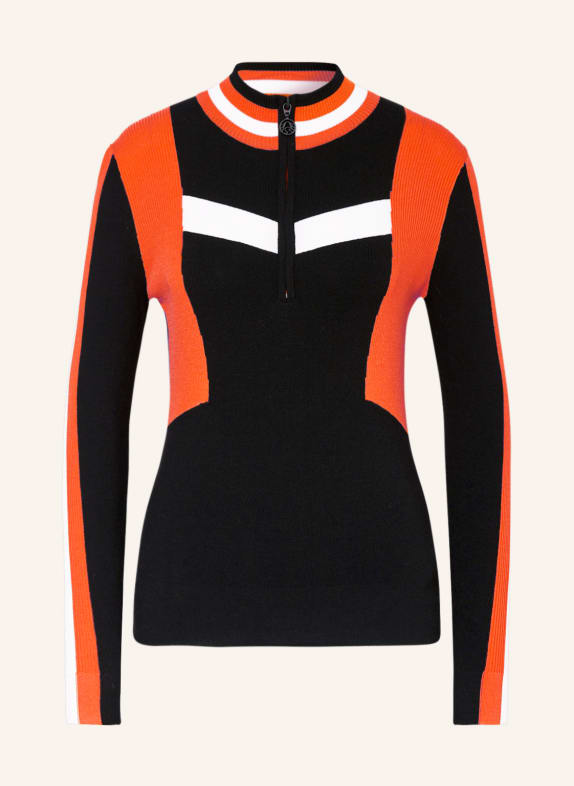 ULLI EHRLICH SPORTALM Troyer SCHWARZ/ ORANGE/ WEISS